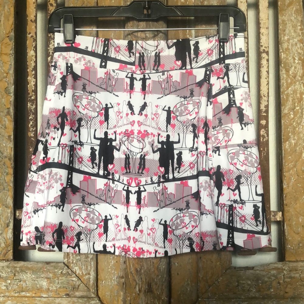 RUNNING SKIRT With Brief Hearts 4-6